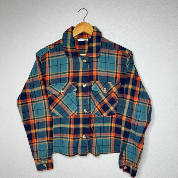 Beachlunchlounge Multicolor Plaid Shirt - Picture 13 of 15